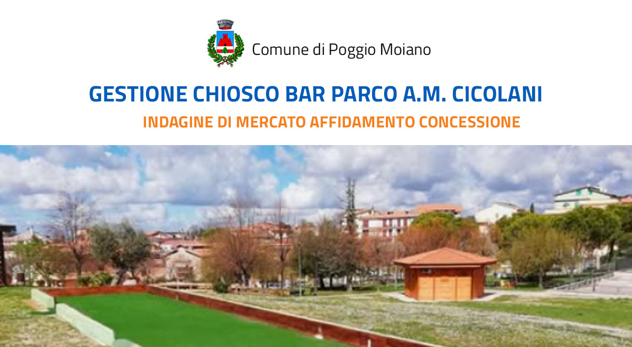 Cover poggiomoiano chiosco